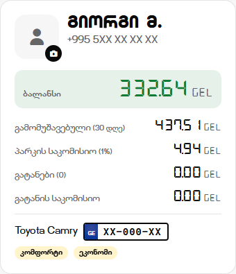 პირადი ბარათი